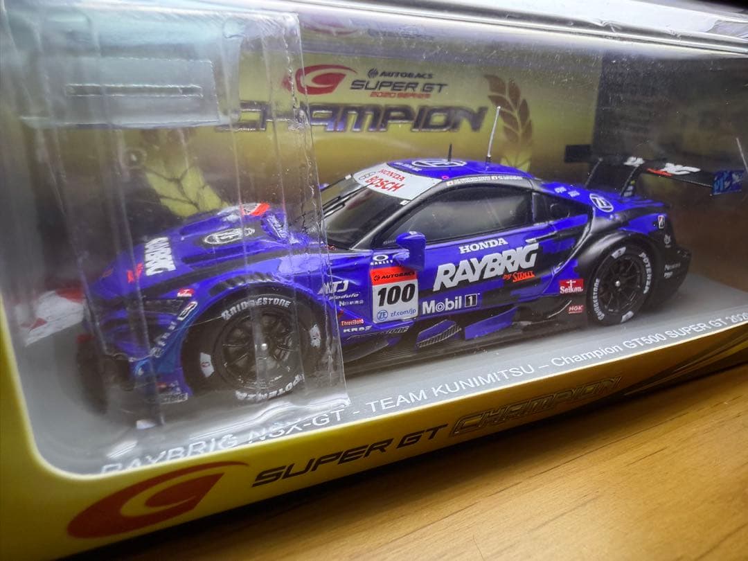 ミニカー 1/43 RAYBRIG NSX-GT Champion GT500 2020