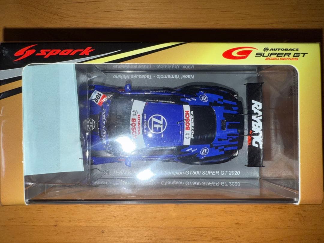 ミニカー 1/43 RAYBRIG NSX-GT Champion GT500 2020