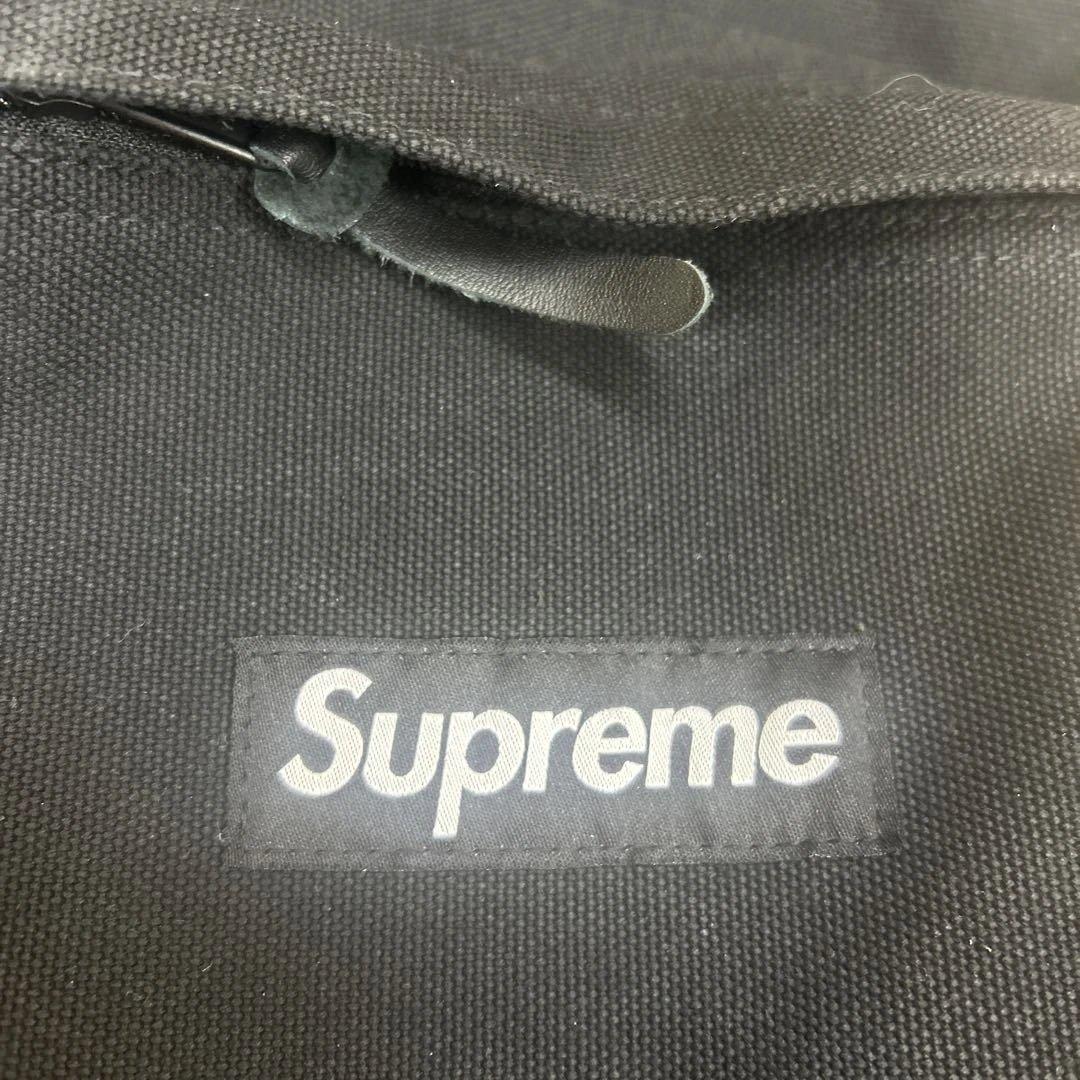 supreme シュプリーム　ボックスロゴ　キャンバスバック　中古品