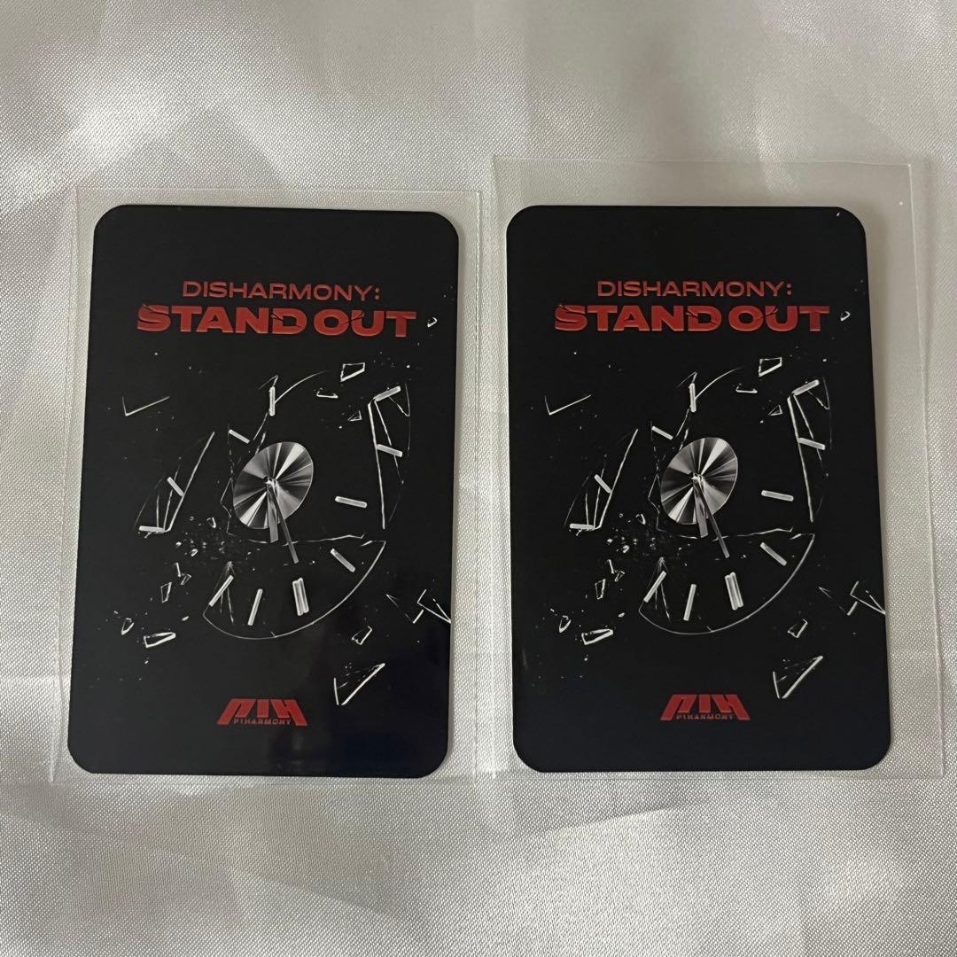 P1Harmony インタク 直筆サイン入りトレカ 2枚セット①