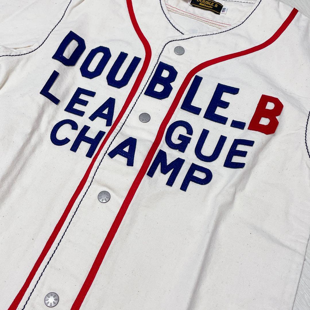 ミキハウス ダブルB キッズウェア ベースボールシャツ　double.B