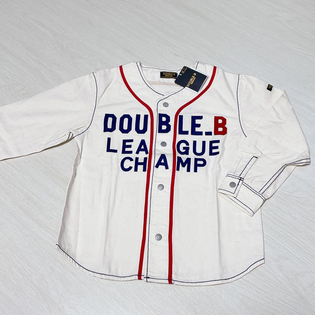 ミキハウス ダブルB キッズウェア ベースボールシャツ　double.B