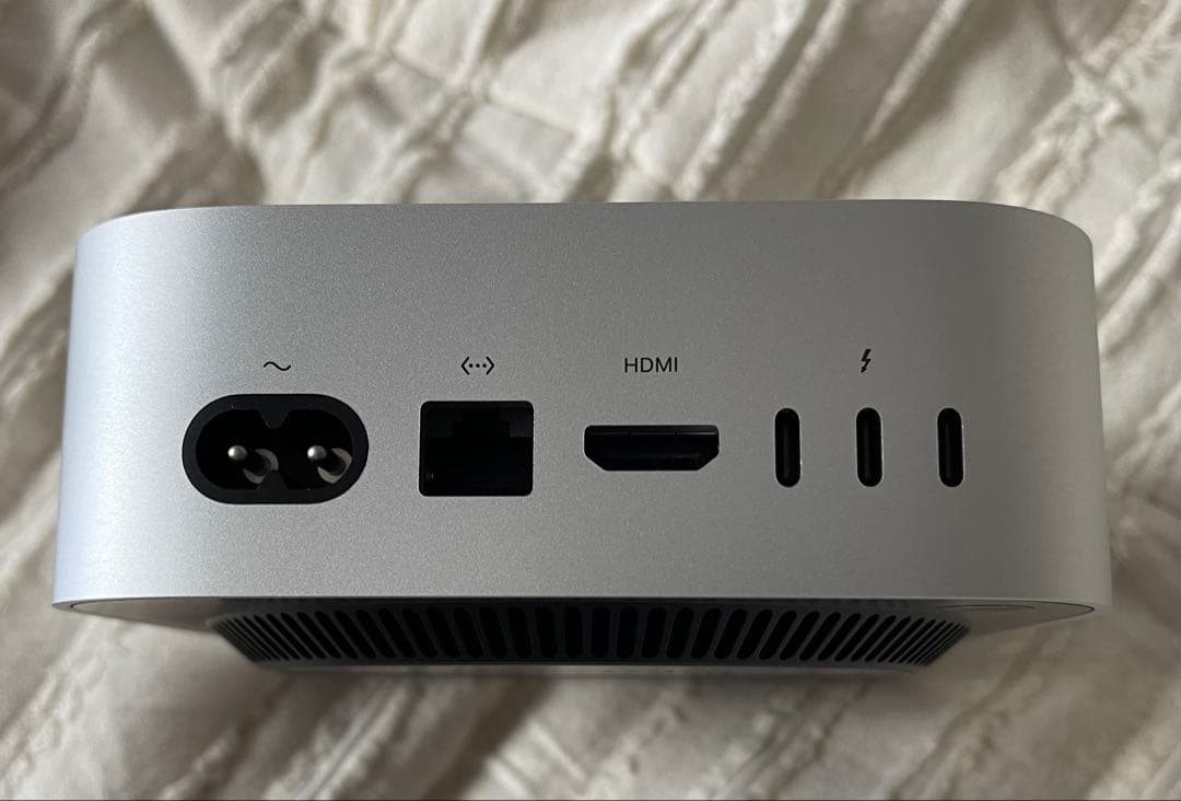 Mac mini M4 24GB 512GB ssd付 機器set