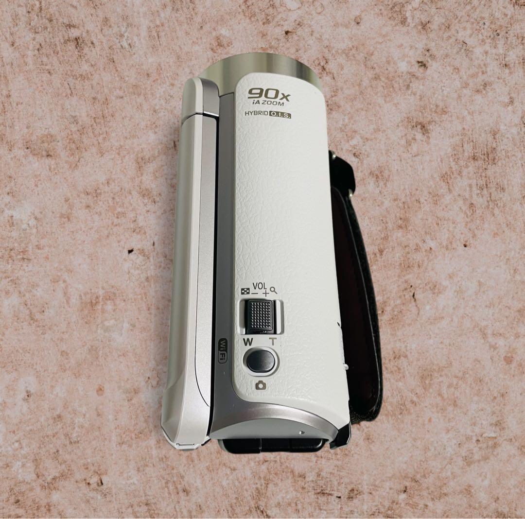 （美品）Panasonic HC-W590M ビデオカメラ ホワイト色