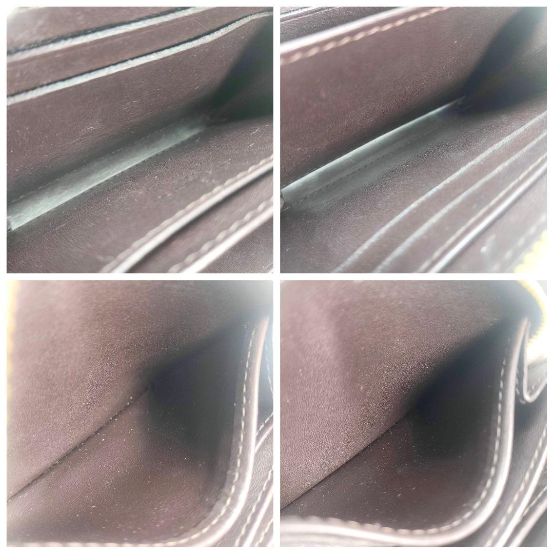 訳あり 美品 ルイヴィトン ヴェルニ ジッピーパース ボルドー