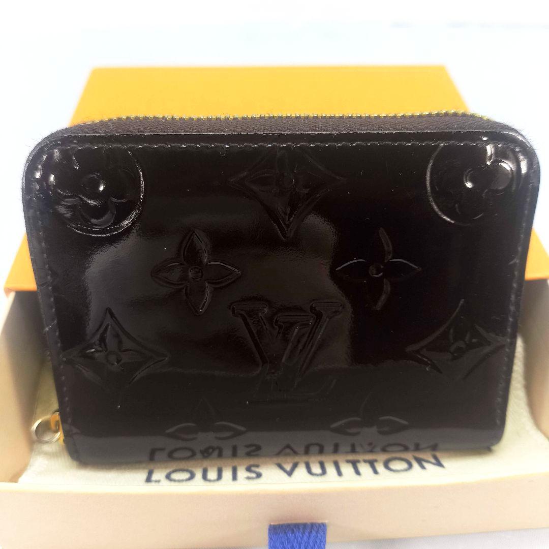 訳あり 美品 ルイヴィトン ヴェルニ ジッピーパース ボルドー