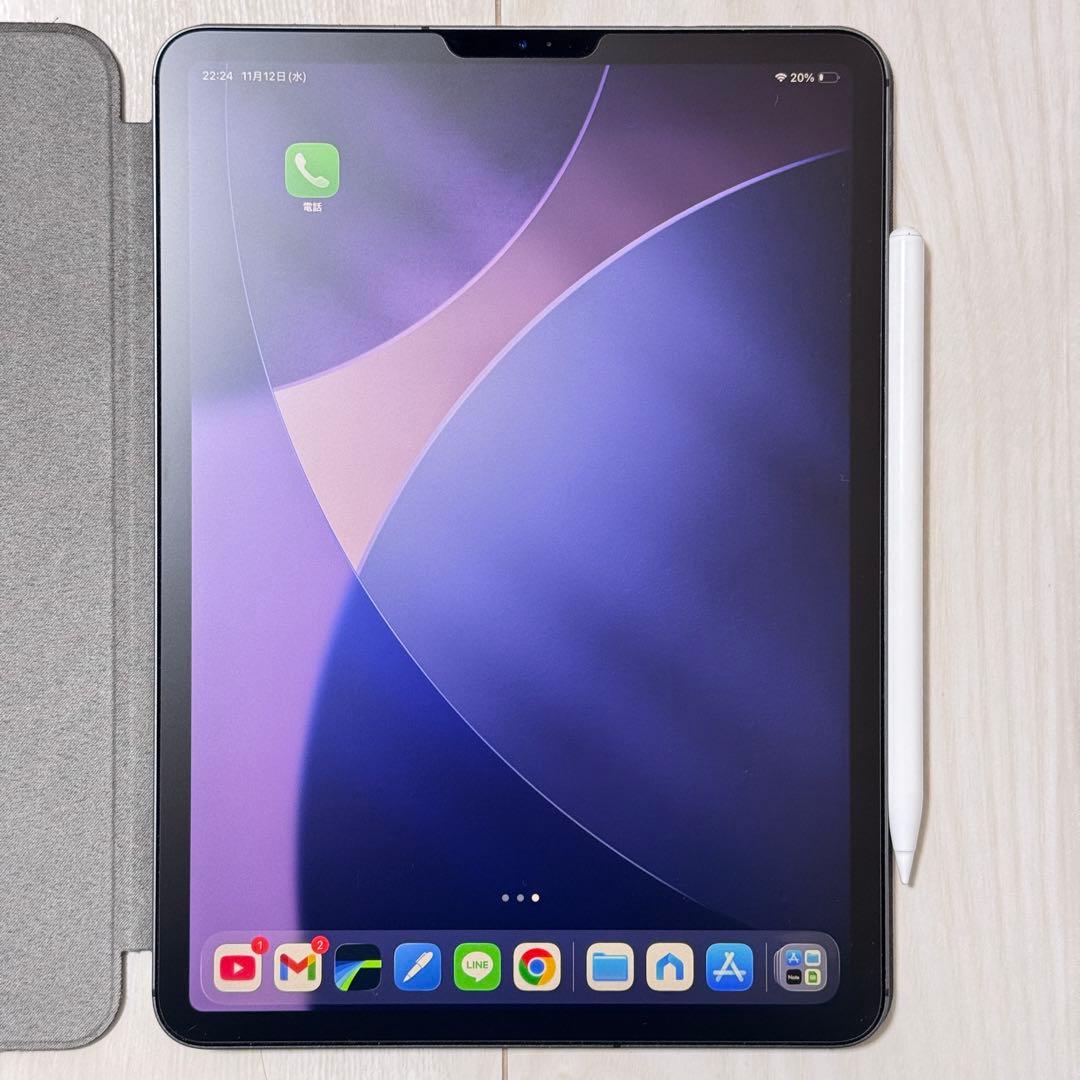 iPad Pro 11インチ 第2世代 ペンシルとケースつき