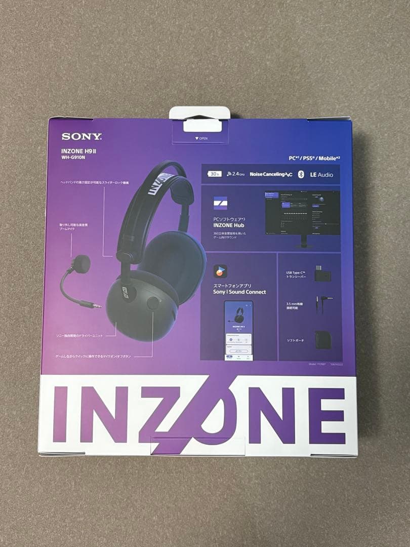 INZONE H9 Ⅱブラック　SONY