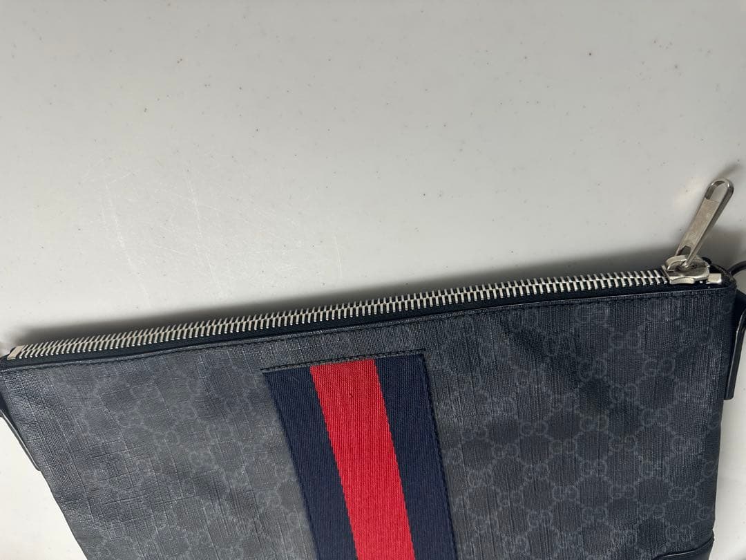 GUCCI GGスプリームキャンバス×レザー