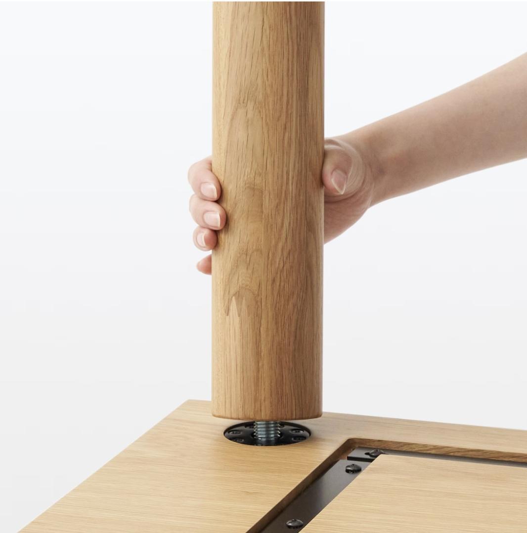 無印良品 木製テーブル オーク材 180cm×80cm ②