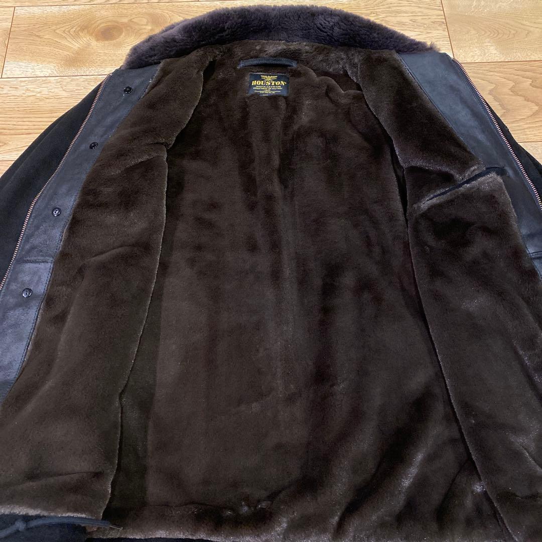 HOUSTON ヒューストン N1デッキジャケット　スエード レザー