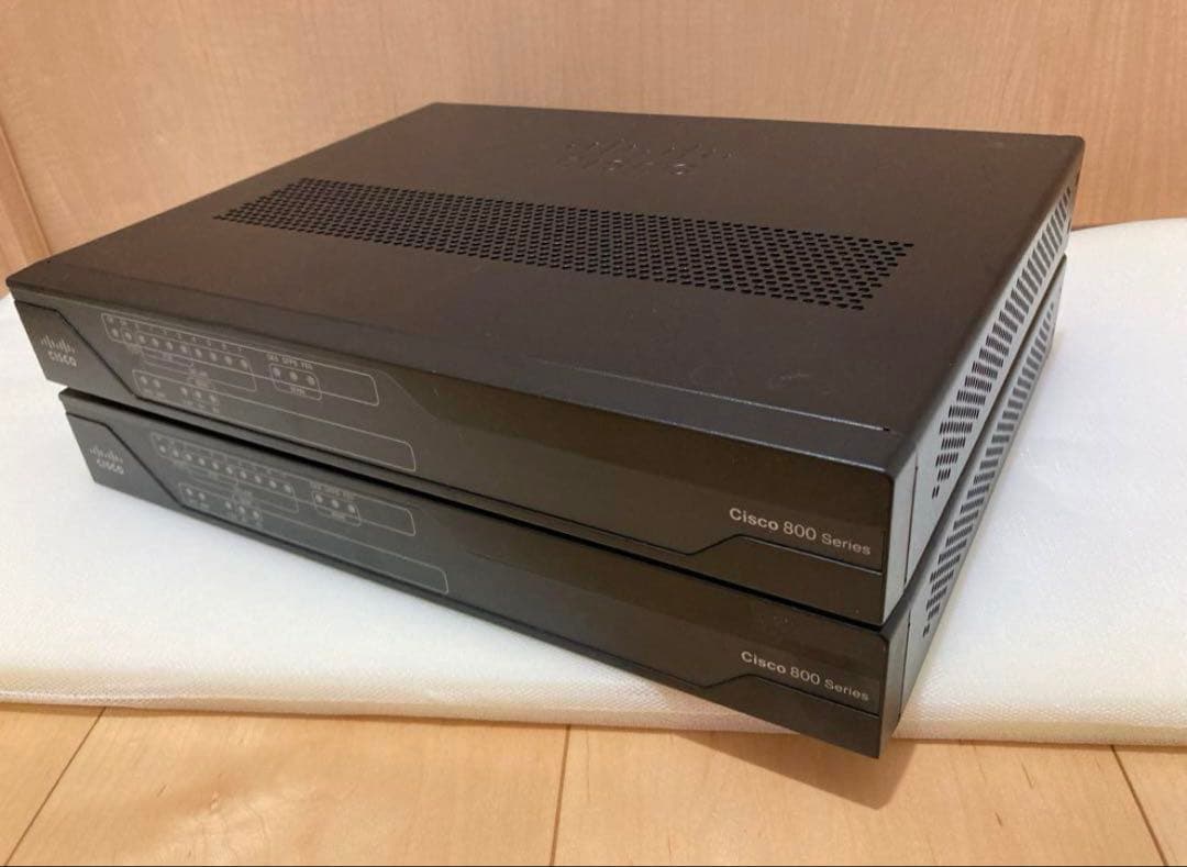 （CCNA、CCNP）2台セットCisco891FJ