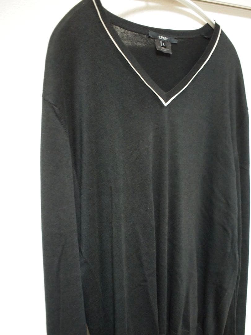 gucci 00s Vネックニット