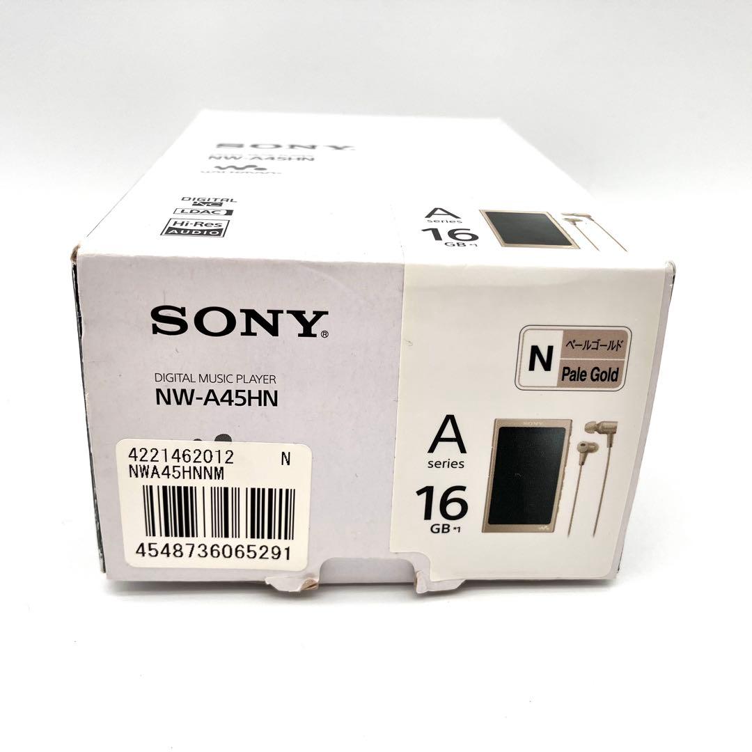 新品未使用SONY WALKMAN NW-A45HN ベールゴールド