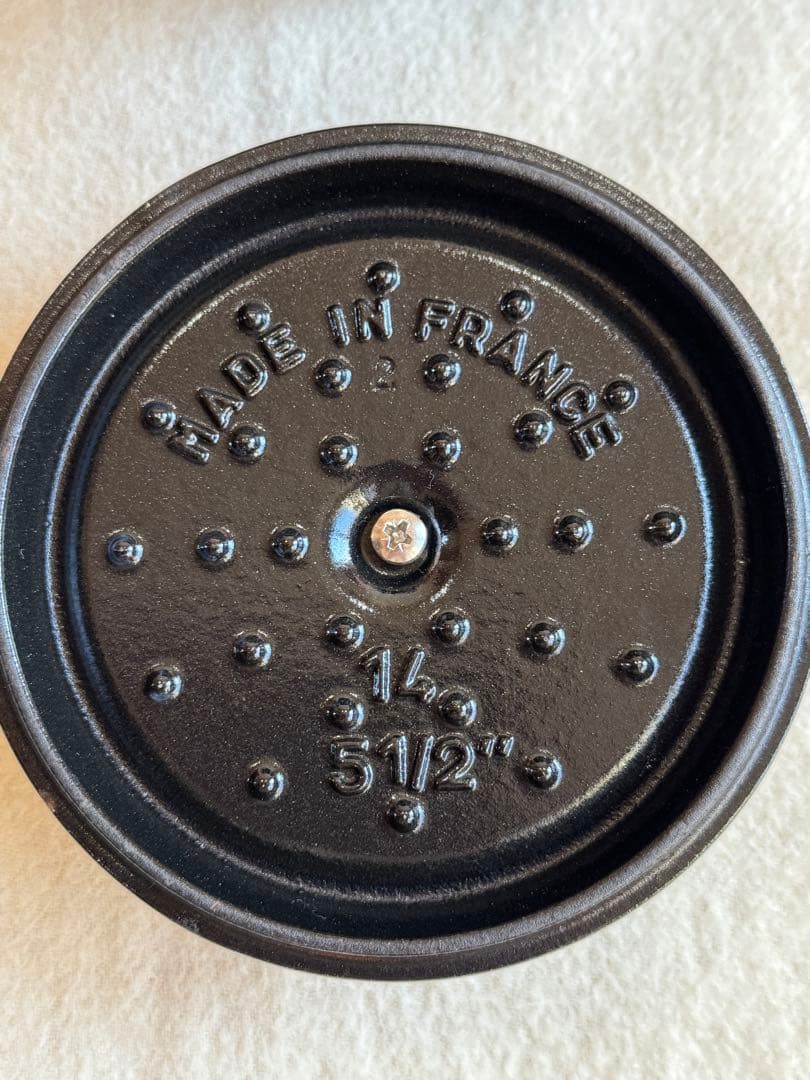 STAUB LA COCOTTE ラメール14cm 真鍮ノブ