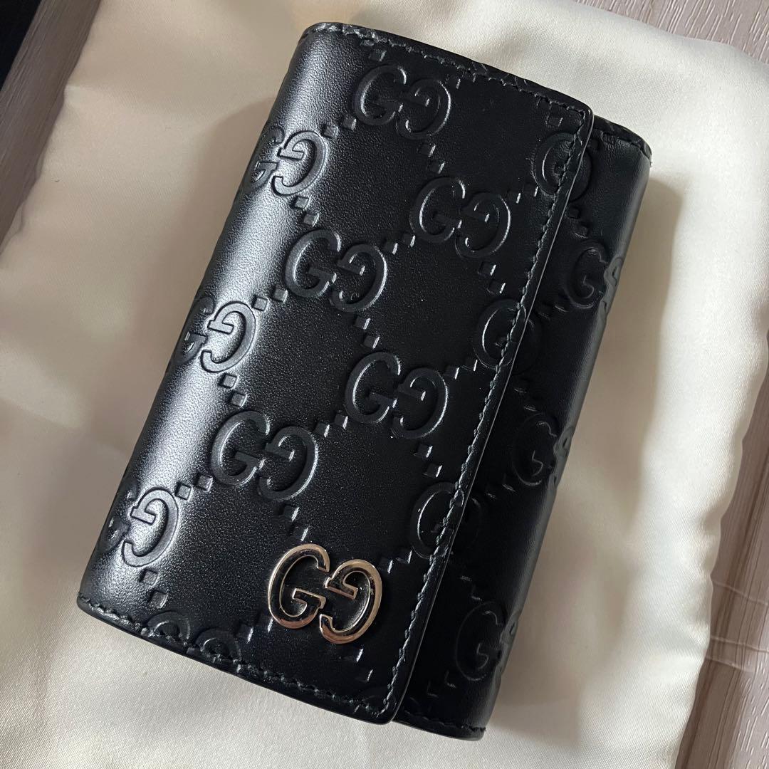 美品✨ GUCCI グッチ 473924 グッチシマ 6連 キーケース