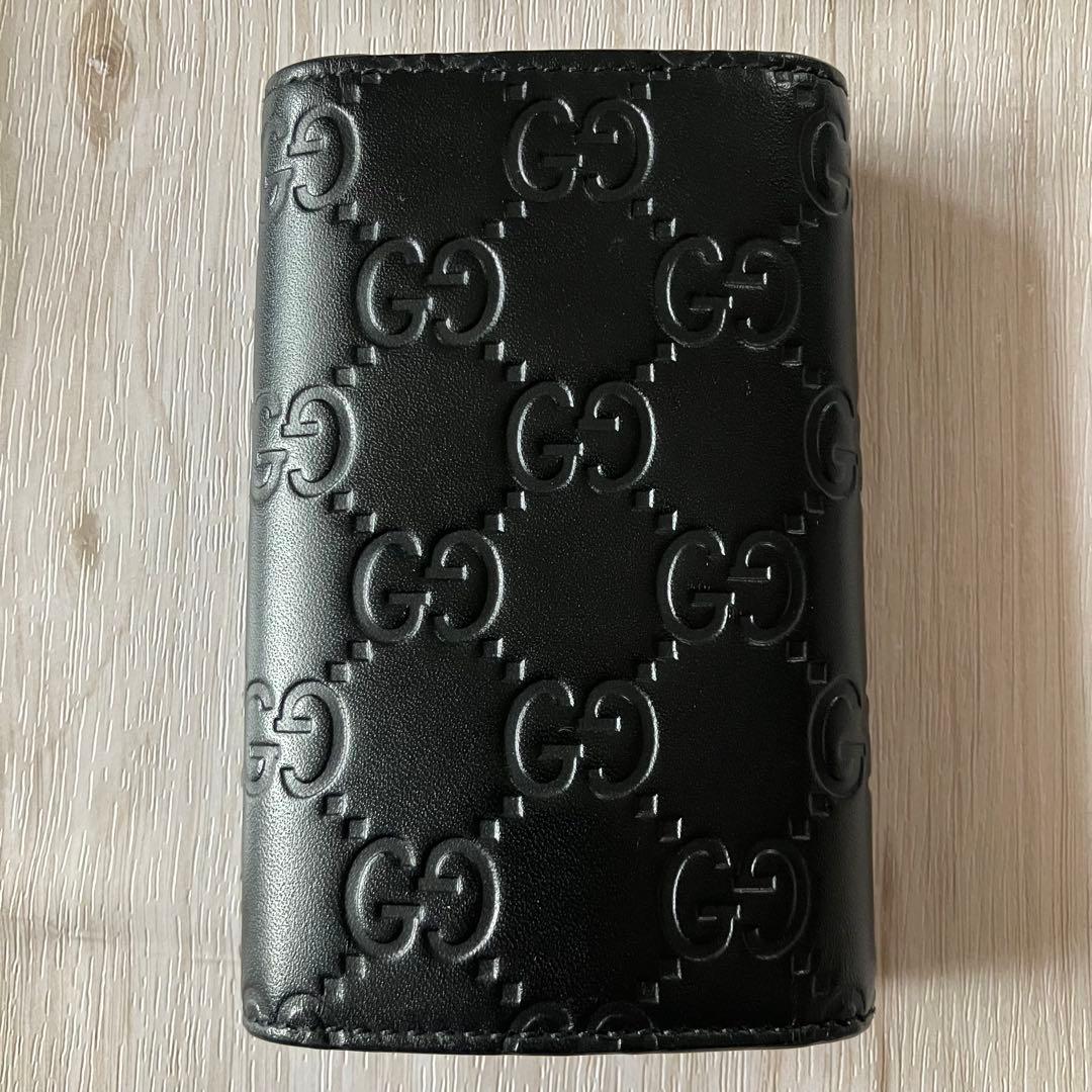 美品✨ GUCCI グッチ 473924 グッチシマ 6連 キーケース