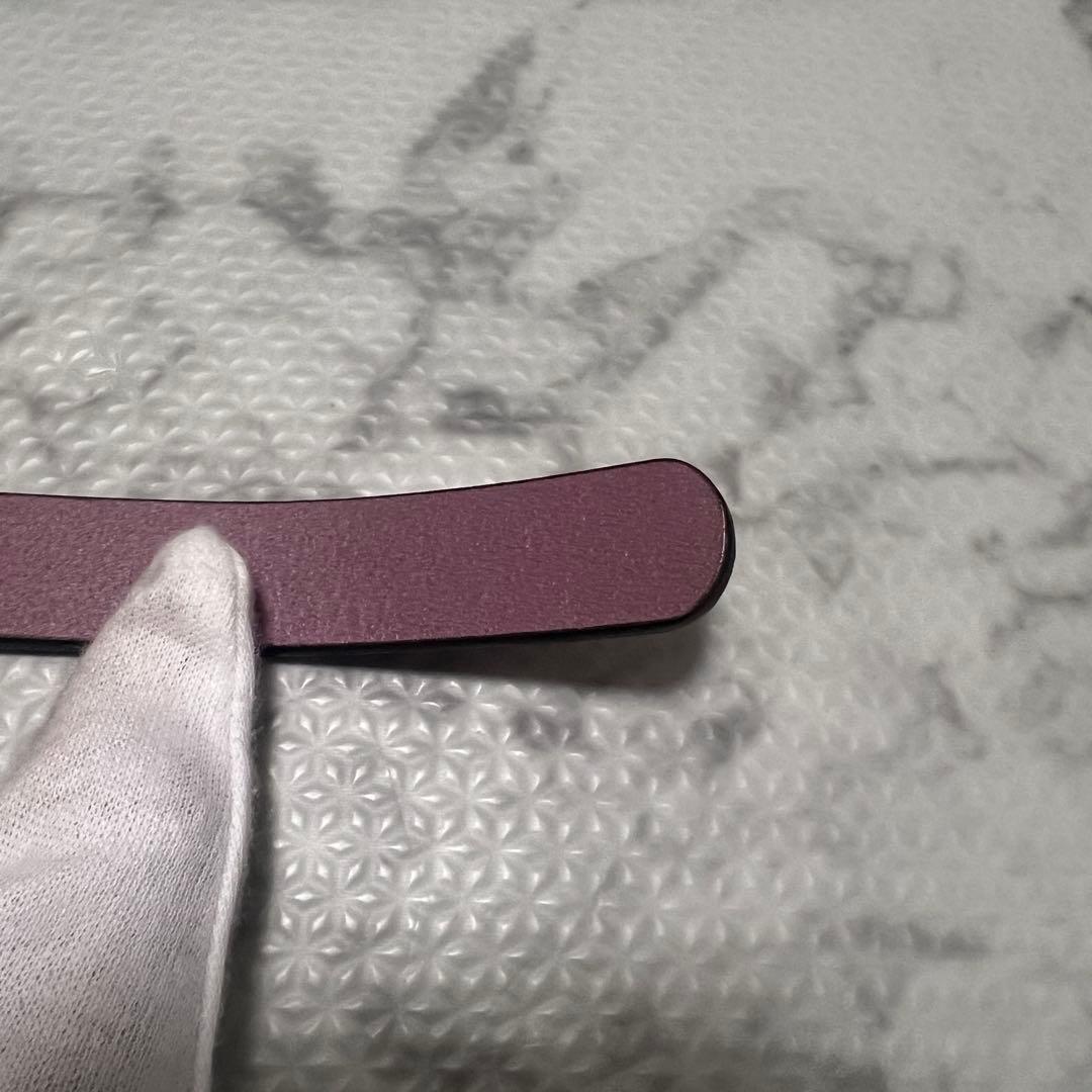 極美品✨グッチ ベルト ダブルG ハート ゴールド ピンク レザー 245883