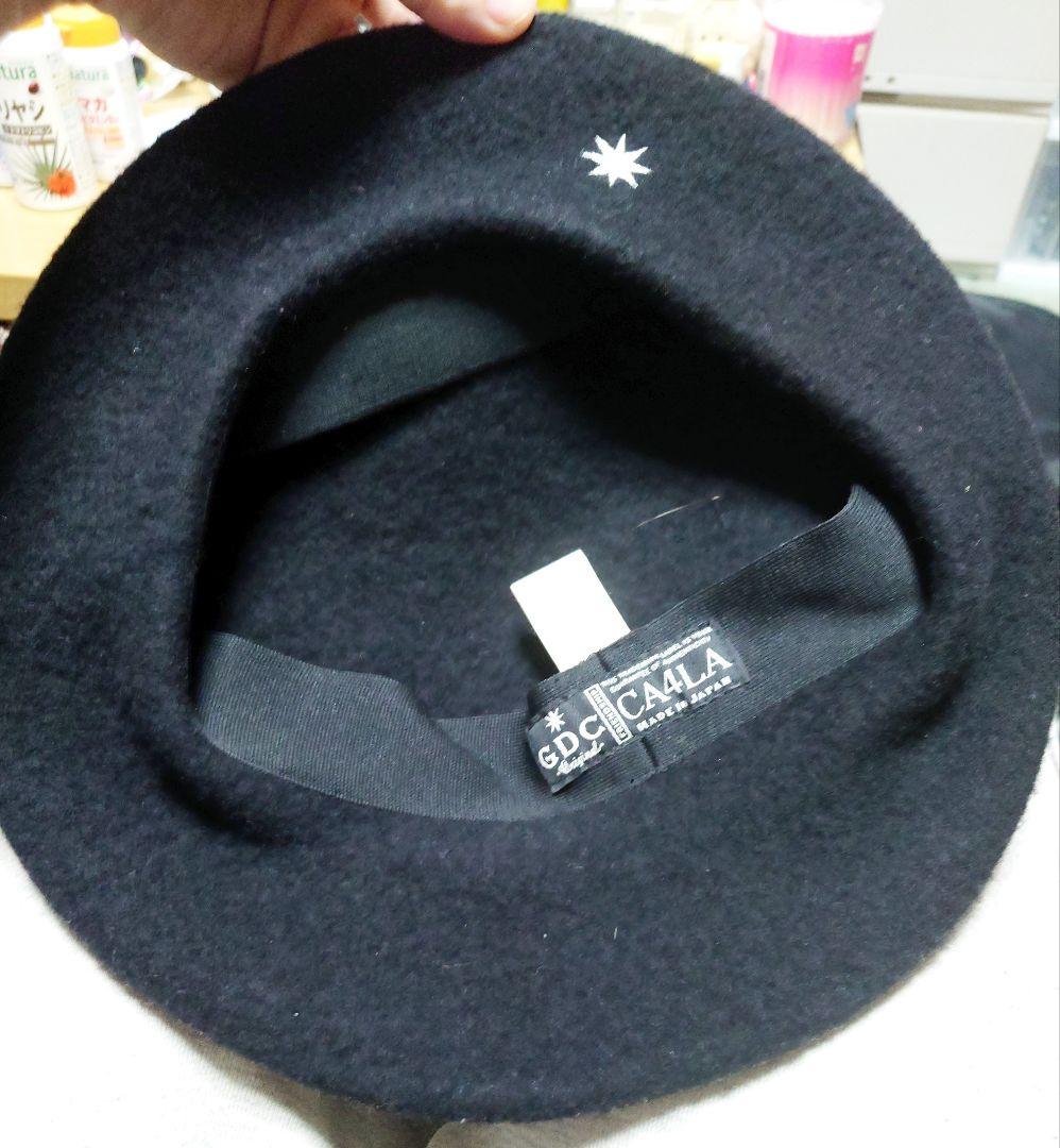 GDC × CA4LA ビックベレー帽 ブラック 黒