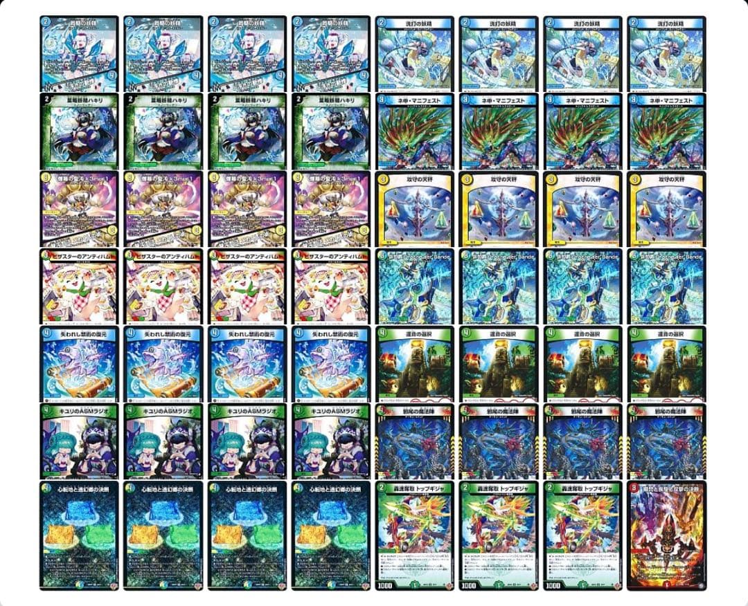 調整パーツ複数枚付き　4Cダーバンデ　デッキ