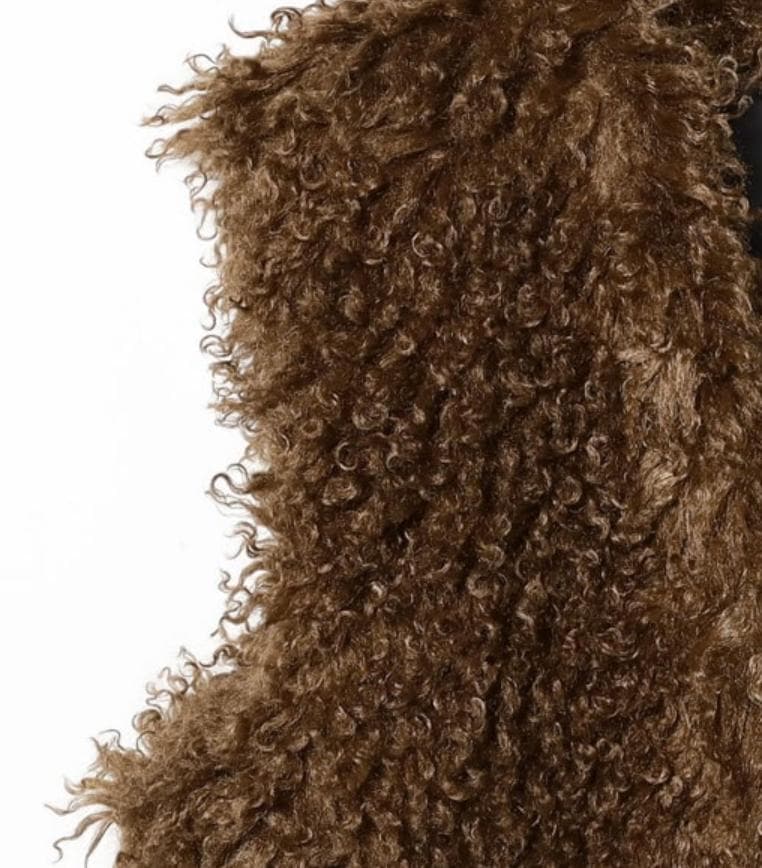 レディース ボア ベスト