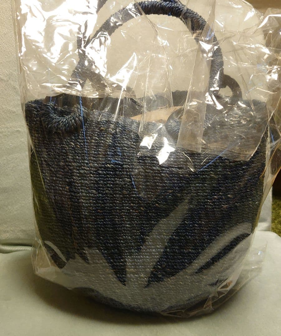 beams ディズニー 未開封　タグ付き　カゴバッグ　超レア　 ミッキー　ブルー