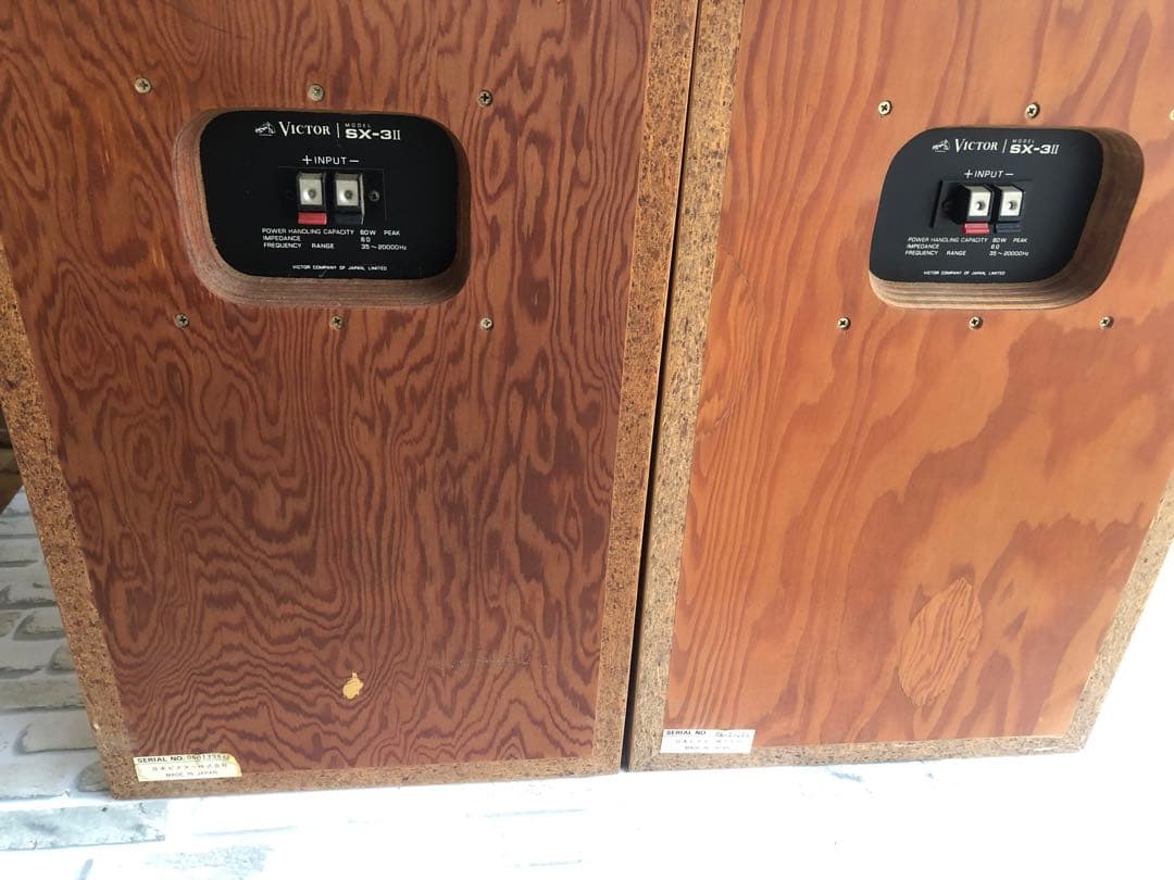 Victor ビクター ステレオスピーカー SX-3 Ⅱ ペア動作品(A1)