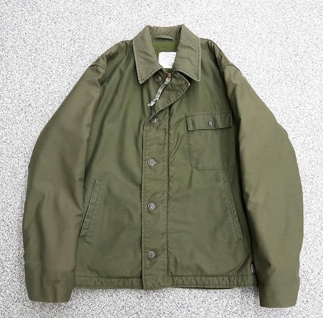 雰囲気抜群 美品 1986年 A-2 デッキジャケット USCG 沿岸警備隊 L