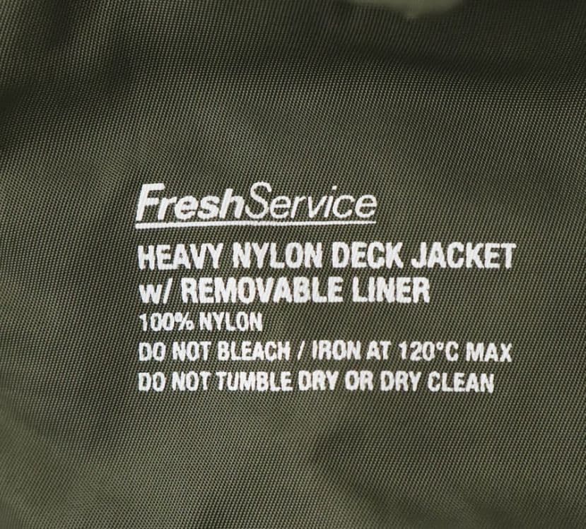 公式完売 HEAVY NYLONDECK JACKETサイズＬ