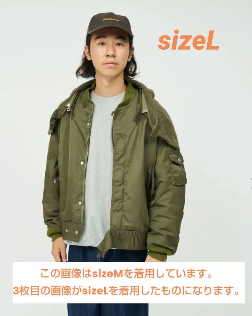 公式完売 HEAVY NYLONDECK JACKETサイズＬ