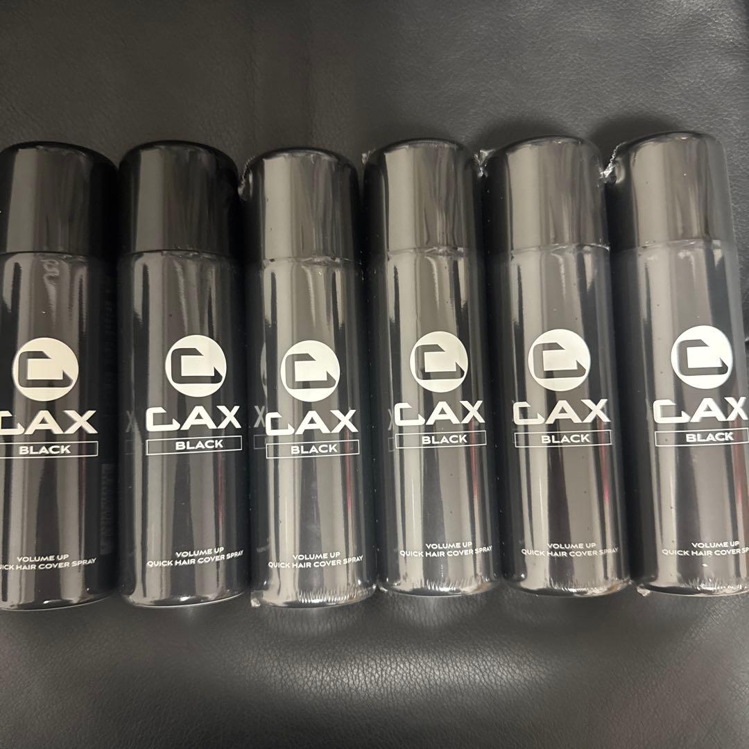 【新品未開封】100g CAX カックス ヘアスプレー ブラック 6本セット