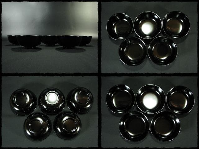 懐石道具揃 菓子器セット 飯器 杓子 小丸椀 通盆 など 茶道具 懐石家具