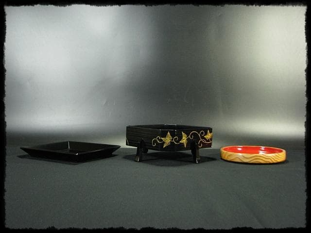 懐石道具揃 菓子器セット 飯器 杓子 小丸椀 通盆 など 茶道具 懐石家具