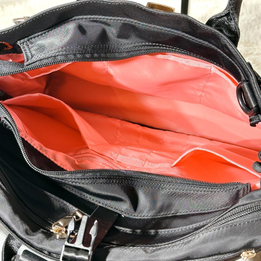 【 美品】セレーンエテール ナイロン 3way ビジネスバッグ A4収納 黒