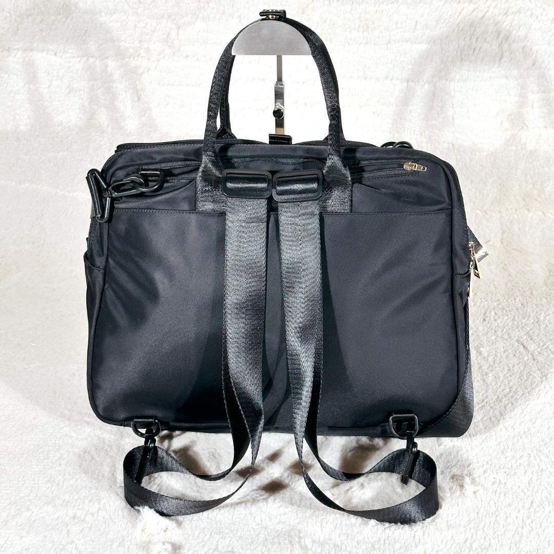 【 美品】セレーンエテール ナイロン 3way ビジネスバッグ A4収納 黒