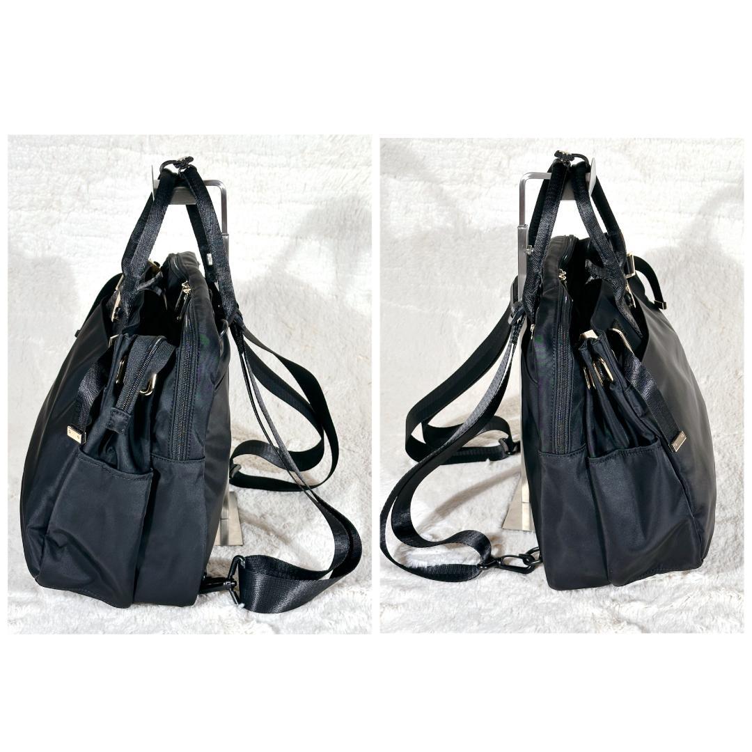 【 美品】セレーンエテール ナイロン 3way ビジネスバッグ A4収納 黒