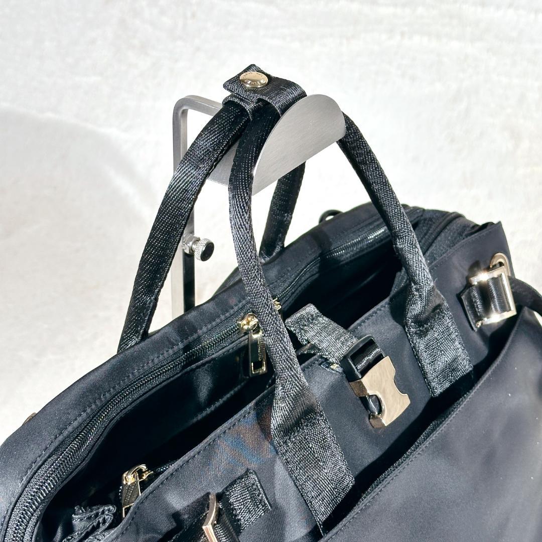 【 美品】セレーンエテール ナイロン 3way ビジネスバッグ A4収納 黒
