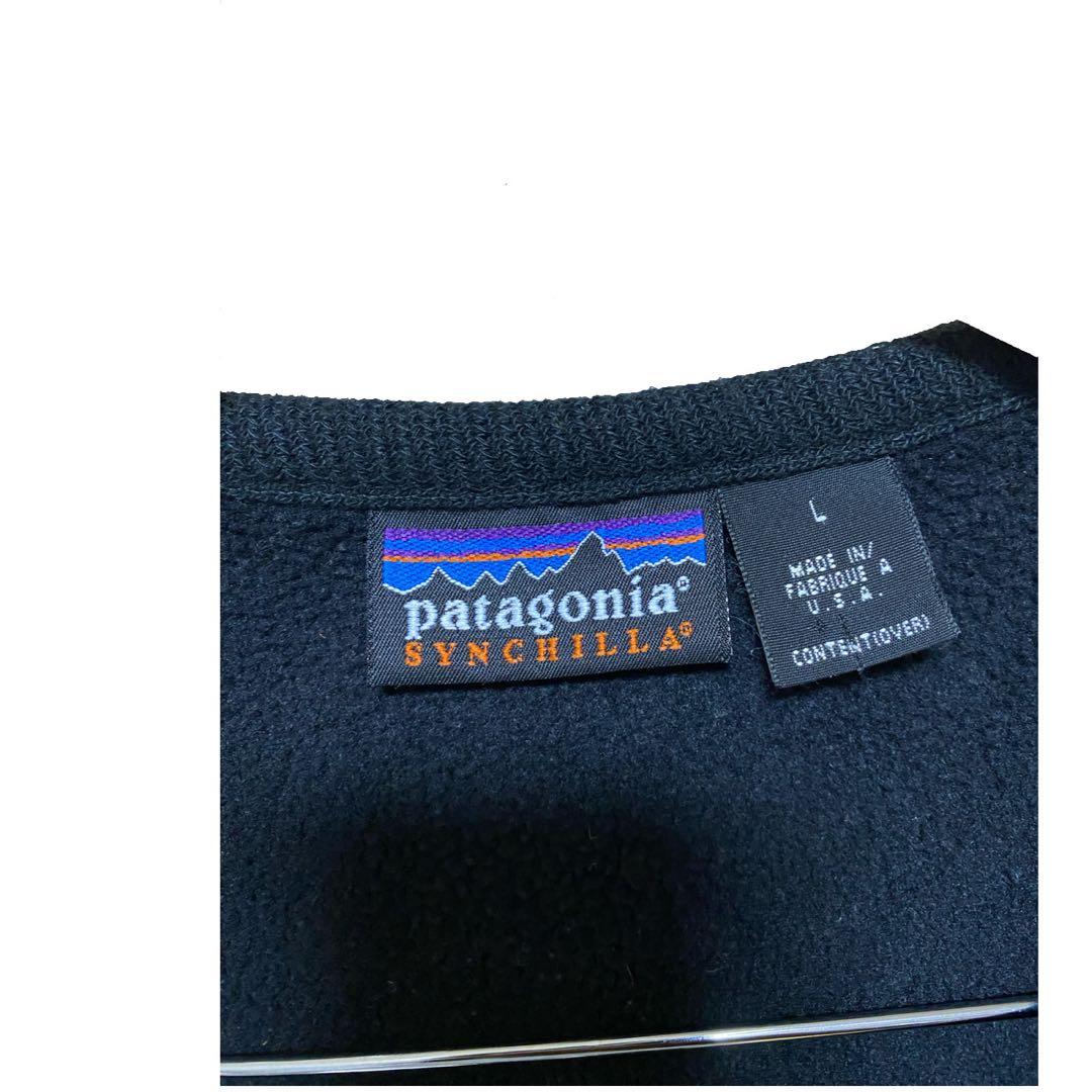 【極希少・Lサイズ】90s パタゴニア　ウィンターベスト USA製　シンチラ