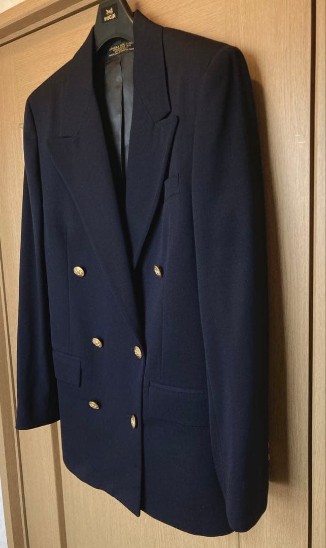 ブルックスブラザーズ 紺ブレ ジャケット 金ボタン ダブルブレストUSA製　新品