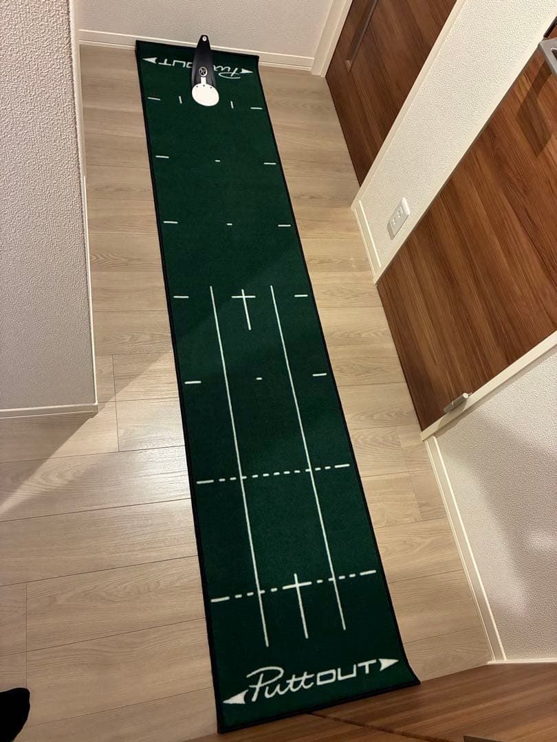 PuttOUT ミディアム パターマット＆プレッシャーパットトレーナー