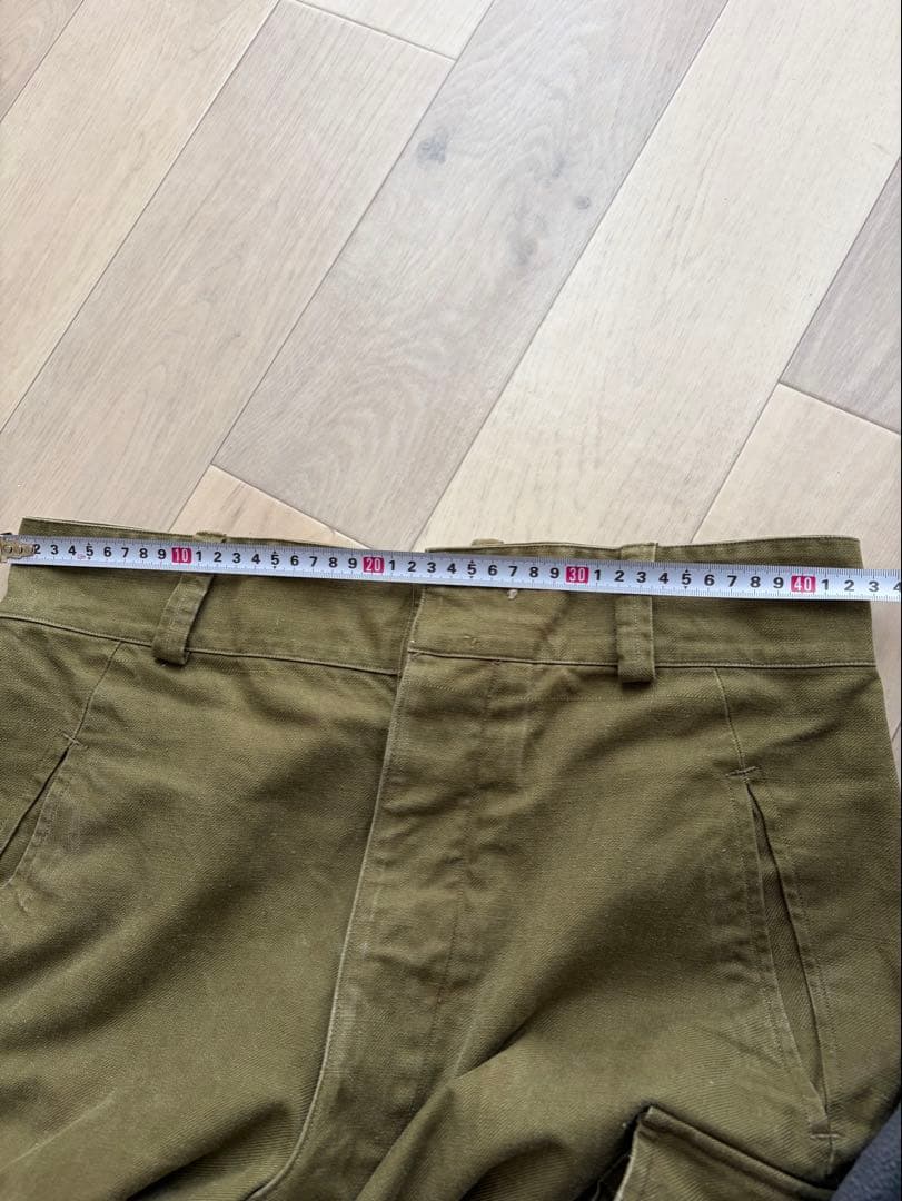 激レア　M47 前期型　カーゴパンツ　比翼 メタルボタン フランス軍　マルジェラ