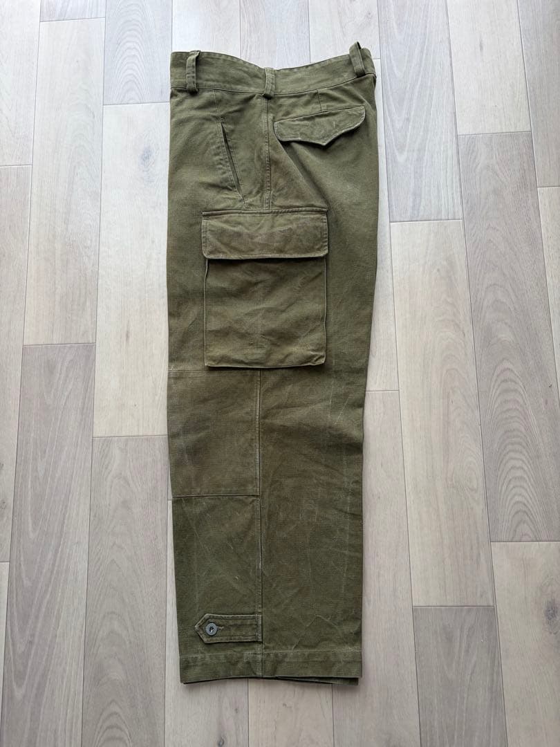激レア　M47 前期型　カーゴパンツ　比翼 メタルボタン フランス軍　マルジェラ