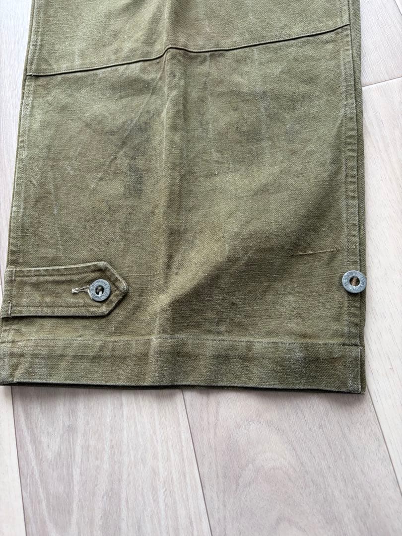 激レア　M47 前期型　カーゴパンツ　比翼 メタルボタン フランス軍　マルジェラ