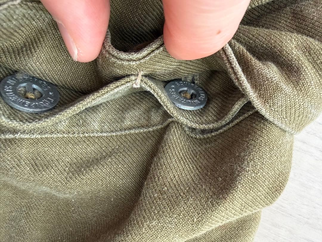 激レア　M47 前期型　カーゴパンツ　比翼 メタルボタン フランス軍　マルジェラ
