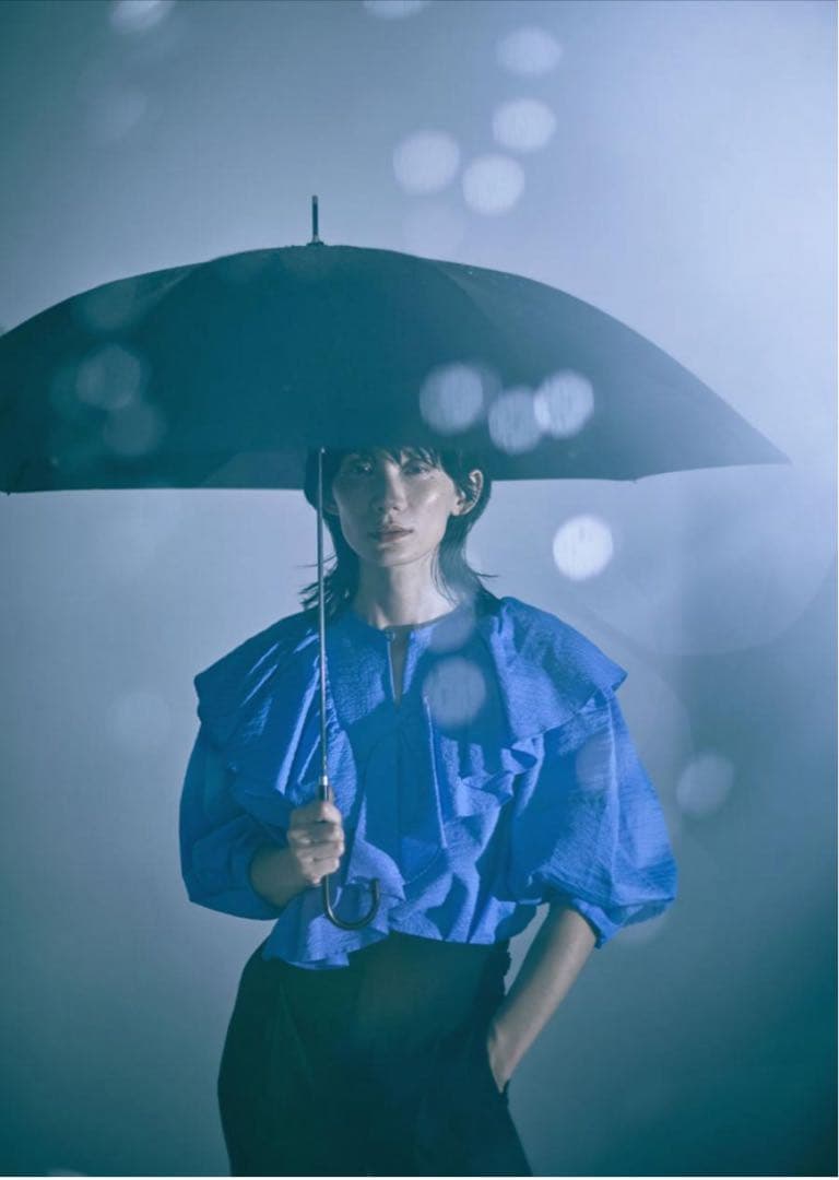 FORFORMO フォルフォルモ Frill Blouse ブルー38