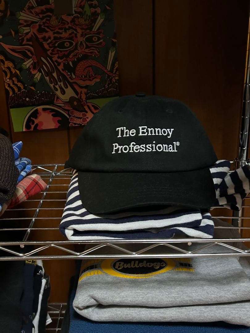 帽子 ENNOY PROFESSIONAL COTTON CAP (BLACK)