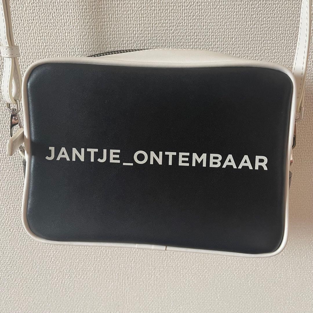 JANTJE_ONTEMBAAR ショルダーバッグ 黒/白