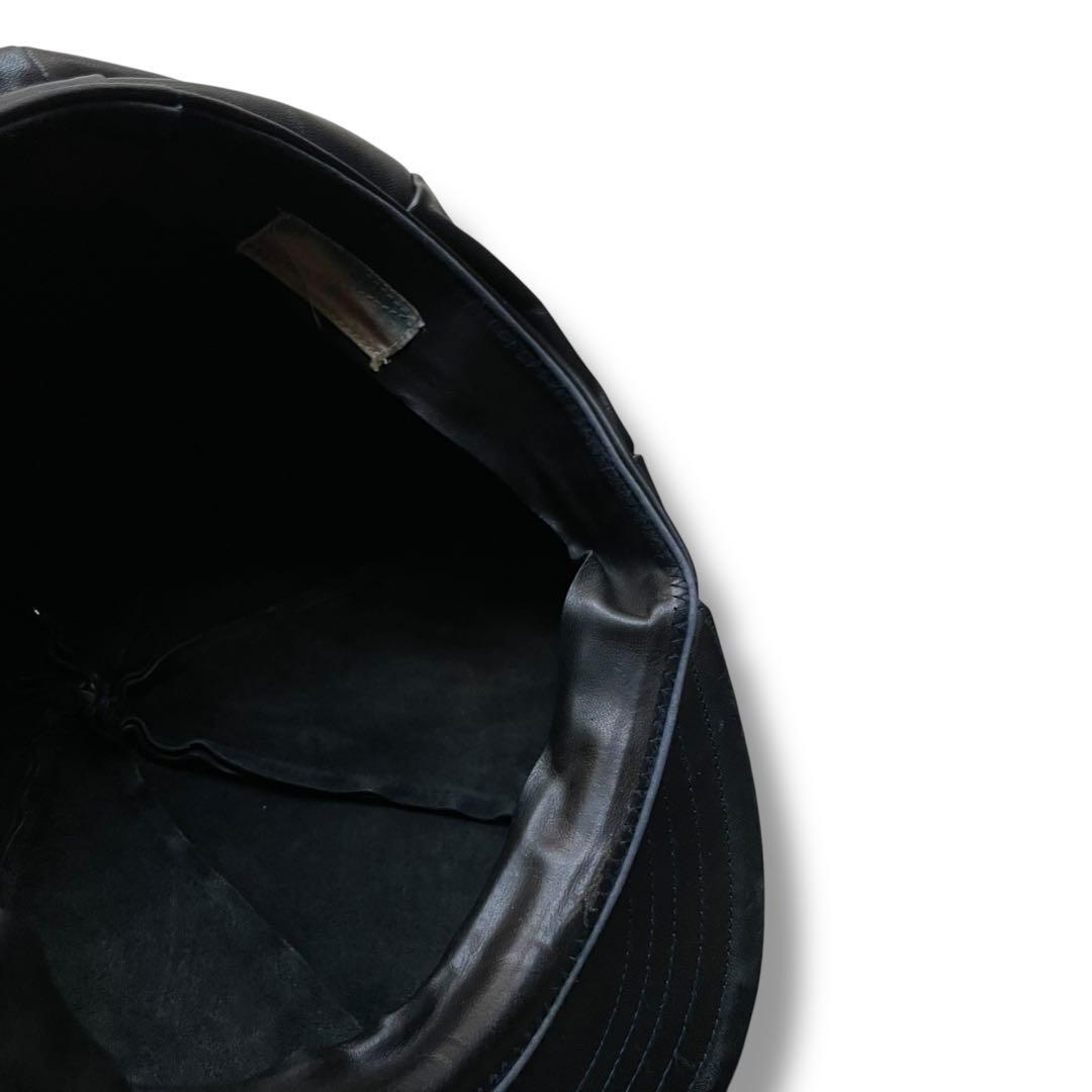 極上 ファーイースタン オイルレザー ホース キャスケット size 59cm