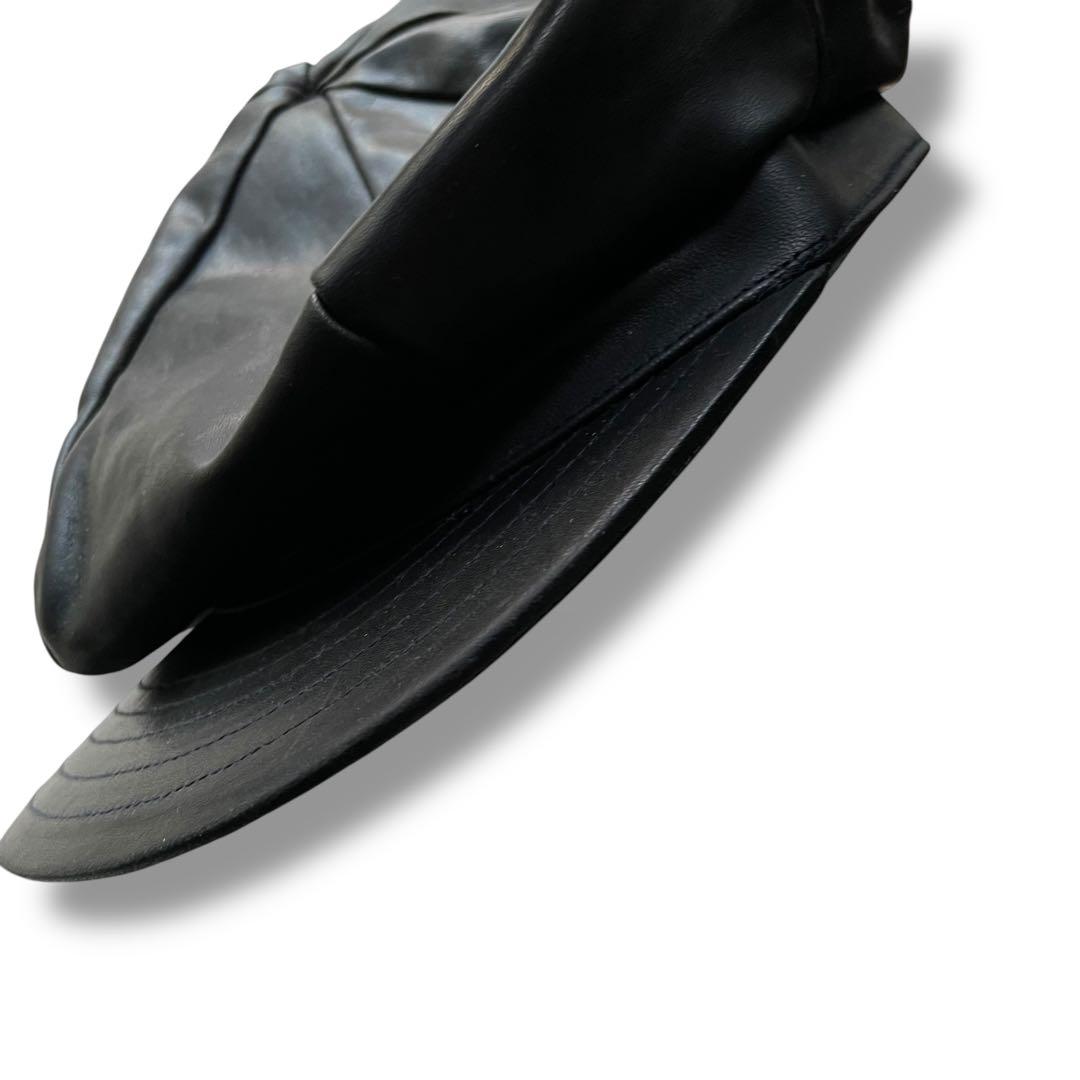 極上 ファーイースタン オイルレザー ホース キャスケット size 59cm