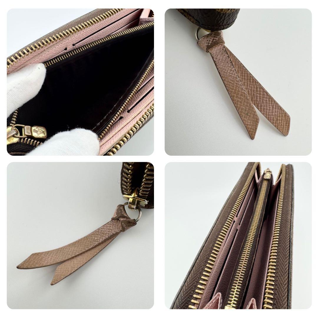 【極美品】ルイヴィトン ポルトフォイユクレマンス ローズバレリーヌ 長財布